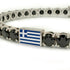 Black Diamond Tennis Bracelet with Greece Flag no. 9