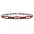 Ruby Tennis Bracelet with Lebanon Flag no. 12