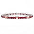 Ruby Tennis Bracelet with Canada Flag no. 12