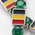 Emerald Tennis Bracelet with Belgium Flag no. 6 image 4