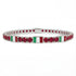 Ruby Tennis Bracelet with Italy Flag no. 12