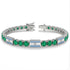 Emerald Tennis Bracelet with Argentina Flag no. 6