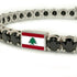Black Diamond Tennis Bracelet with Lebanon Flag no. 9