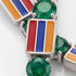 Emerald Tennis Bracelet with Armenia Flag no. 6 image 3
