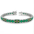Emerald Tennis Bracelet with Brazil Flag no. 6 image 2
