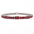 Ruby Tennis Bracelet with Morocco Flag no. 12