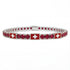 Ruby Tennis Bracelet with Switzerland Flag no. 12