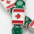 Emerald Tennis Bracelet with Canada Flag no. 6