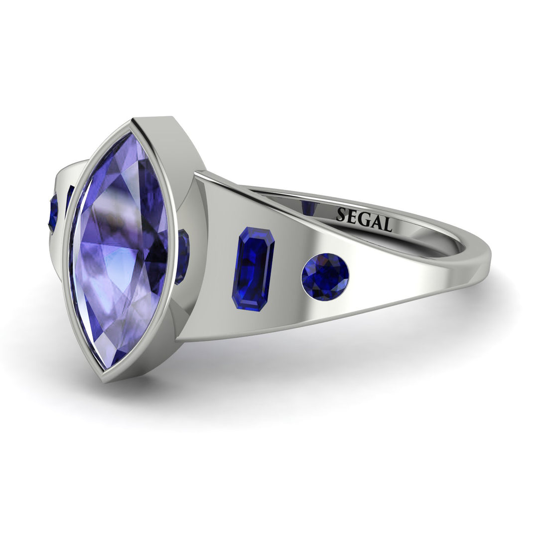 Marquise Bezel Tanzanite Ring - Juliana No. 215