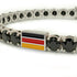 Black Diamond Tennis Bracelet with Germany Flag no. 9 image 4