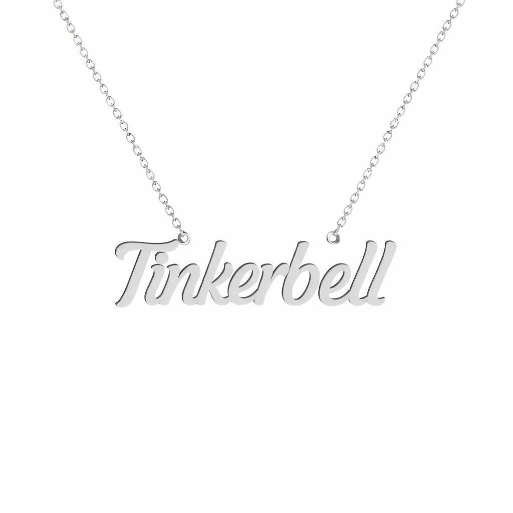 Gold Name Necklace – Tinkerbell | 14K Solid Gold
