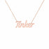 Gold Name Necklace – Tinker | 14K Solid Gold