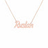 Gold Name Necklace – Ruslan | 14K Solid Gold