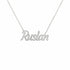 Gold Name Necklace – Ruslan | 14K Solid Gold