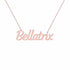 Gold Name Necklace – Bellatrix | 14K Solid Gold
