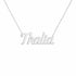Gold Name Necklace – Thalia | 14K Solid Gold