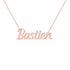 Gold Name Necklace – Bastien | 14K Solid Gold