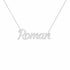 Gold Name Necklace – Roman | 14K Solid Gold
