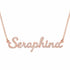 Diamond Gold Name Necklace - Seraphina