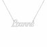 Gold Name Necklace – Loanne | 14K Solid Gold