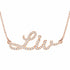 Diamond Gold Name Necklace - Liv