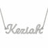 Diamond Gold Name Necklace - Keziah