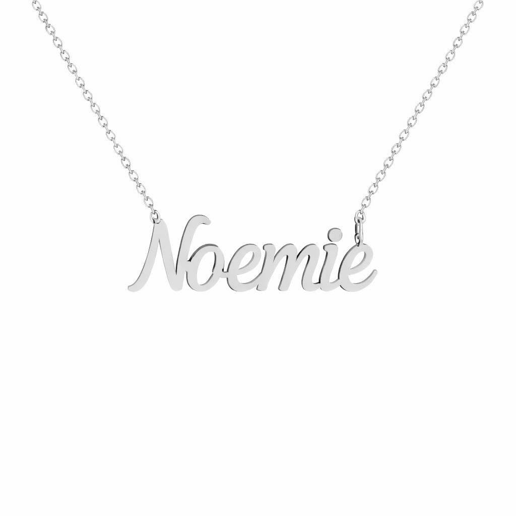 Gold Name Necklace – Noemie | 14K Solid Gold