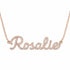Diamond Gold Name Necklace - Rosalie