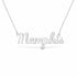 Gold Name Necklace – Memphis | 14K Solid Gold