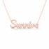 Gold Name Necklace – Sunniva | 14K Solid Gold