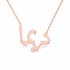 Arabic Gold Name Necklace – ديما | 14K Solid Gold