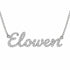 Diamond Gold Name Necklace - Elowen