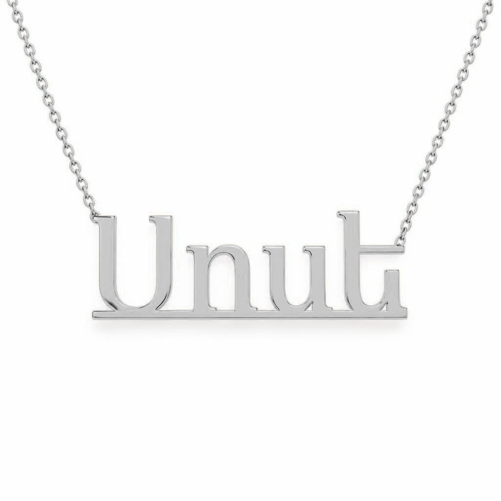 Armenian Gold Name Necklace – Սոսե | 14K Solid Gold