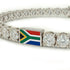 Diamond Tennis Bracelet with South Africa Flag no. 3 image 4