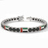 Black Diamond Tennis Bracelet with United Arab Emirates Flag no. 9