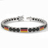 Black Diamond Tennis Bracelet with Germany Flag no. 9