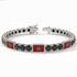 Black Diamond Tennis Bracelet with Morocco Flag no. 9 image 2