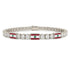 Diamond Tennis Bracelet with Lebanon Flag no. 3