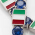 Sapphire Tennis Bracelet with Italy Flag no. 15