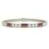 Diamond Tennis Bracelet with Armenia Flag no. 3