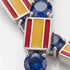 Sapphire Tennis Bracelet with Spain Flag no. 15 image 3