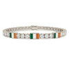 Diamond Tennis Bracelet with Ireland Flag no. 3