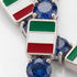 Sapphire Tennis Bracelet with Mexico Flag no. 15