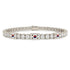 Diamond Tennis Bracelet with South Korea Flag no. 3