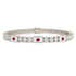 Diamond Tennis Bracelet with Japan Flag no. 3