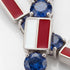 Sapphire Tennis Bracelet with Poland Flag no. 15 image 3