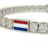 Diamond Tennis Bracelet with Netherlands Flag no. 3