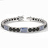 Black Diamond Tennis Bracelet with Greece Flag no. 9 image 2
