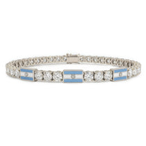 Diamond Tennis Bracelet with Argentina Flag no. 3 image 1
