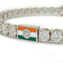 Diamond Tennis Bracelet with India Flag no. 3